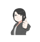 Jacket Girl（個別スタンプ：19）