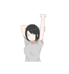 Jacket Girl（個別スタンプ：20）