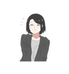 Jacket Girl（個別スタンプ：24）