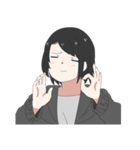 Jacket Girl（個別スタンプ：25）