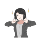 Jacket Girl（個別スタンプ：27）
