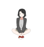 Jacket Girl（個別スタンプ：30）