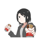 Jacket Girl（個別スタンプ：33）