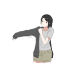 Jacket Girl（個別スタンプ：35）