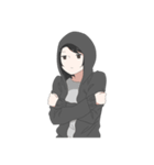 Jacket Girl（個別スタンプ：36）
