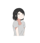 Jacket Girl（個別スタンプ：38）