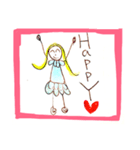 お子ちゃま可愛い(英語)（個別スタンプ：1）