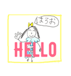 お子ちゃま可愛い(英語)（個別スタンプ：2）