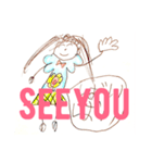 お子ちゃま可愛い(英語)（個別スタンプ：4）