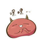 Strange red face（個別スタンプ：12）