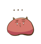 Strange red face（個別スタンプ：38）