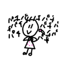 棒の女のこ（個別スタンプ：9）