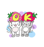 ねこといちごの日常スタンプ（個別スタンプ：10）