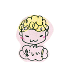くるくるパーマくん（個別スタンプ：4）