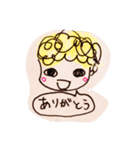 くるくるパーマくん（個別スタンプ：9）