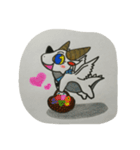 黒と白ドラゴン（個別スタンプ：8）