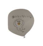 ヘタレな鳥、まめ吉の日常。（個別スタンプ：4）