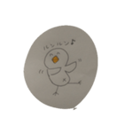 ヘタレな鳥、まめ吉の日常。（個別スタンプ：10）