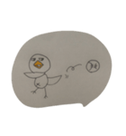 ヘタレな鳥、まめ吉の日常。（個別スタンプ：19）
