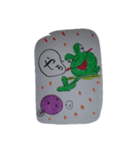 背中チャックカエルン2（個別スタンプ：29）