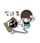 Q and white meow daily 2（個別スタンプ：8）