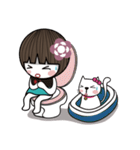 Q and white meow daily 2（個別スタンプ：25）