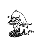 お団子メガネ（個別スタンプ：7）