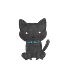 愛され黒猫（個別スタンプ：1）