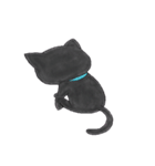 愛され黒猫（個別スタンプ：2）