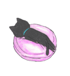 愛され黒猫（個別スタンプ：5）