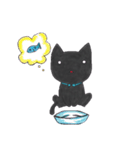 愛され黒猫（個別スタンプ：13）
