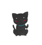 愛され黒猫（個別スタンプ：18）