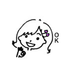 おんなのこのにちじょう（個別スタンプ：6）