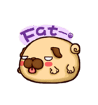 Fat princess PUG -English version(1)（個別スタンプ：8）