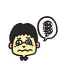 ショートヘアー＆眼鏡の女性のスタンプ（個別スタンプ：11）