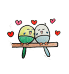 ゆかいなセキセイインコたち（個別スタンプ：13）