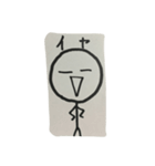 (￣▽￣)（個別スタンプ：38）
