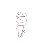 ゆるいしゅーるな謎のキャラクターちゃん（個別スタンプ：1）