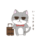 はちわれネコのポーカーフェイス（個別スタンプ：23）