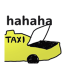for taxi driver on duty（個別スタンプ：4）