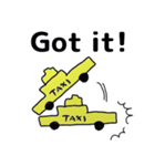 for taxi driver on duty（個別スタンプ：33）