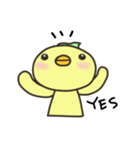 とりあえずお返事だよ！ぴよちゃん（個別スタンプ：1）