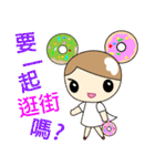 Donuts girl -1(First episode)（個別スタンプ：16）