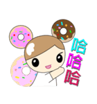 Donuts girl -1(First episode)（個別スタンプ：17）