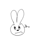のんきなうさぎ。（個別スタンプ：2）