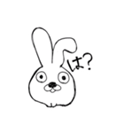 のんきなうさぎ。（個別スタンプ：6）