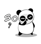Serious face Panda（個別スタンプ：18）