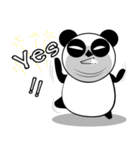 Serious face Panda（個別スタンプ：19）