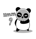 Serious face Panda（個別スタンプ：25）