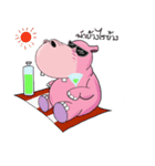 Happy Hippo（個別スタンプ：6）